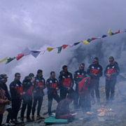 Népal - Nilgiri 7100m, le GMHM au camp de base de l