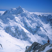 Nouvelle Zlande, Mont Tasman. Photo ; GMHM