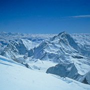 Npal - Everest 1993. Le Makalu 8400m vu du sommet de l\